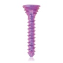 Titán zárócsavar Ø1,2 × 7 mm, szögstabil, többirányú, magenta, Torx 6, önfúró, önmetsző