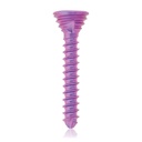 Titán zárócsavar Ø1,2 × 8 mm, szögstabil, többirányú, magenta, Torx 6, önfúró, önmetsző