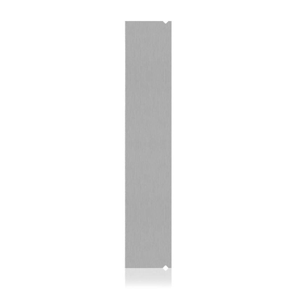 "Brass knuckles” fűrészpenge, 0,2 × 130 mm, vágási mélység: 18,8 mm, rozsdamentes acél, autoklávozható, 5 db/csomag