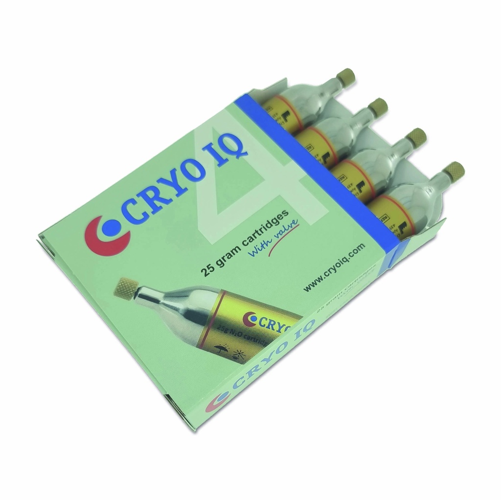 4 darabos CryoIQ® gázpatron készlet – 25 g
