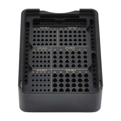 [197502] Zlig2 interferenciacsavar-tálca fedéllel, üres