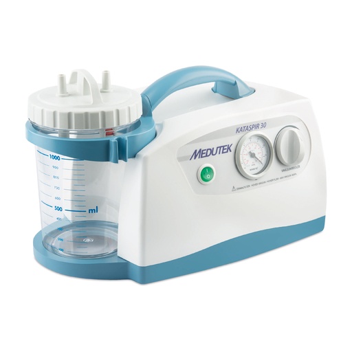 [306050] Elektromos szívópumpa, hordozható kivitel, teljesítmény: akár 40 l/perc, vákuum: -650 mmHg, 1000 ml-es üvegedénnyel és szívócsővel