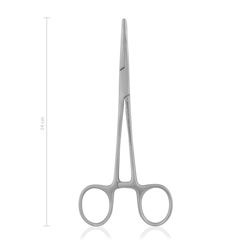 [141714] CRILE érleszorító csipesz, hajlított, 14 cm