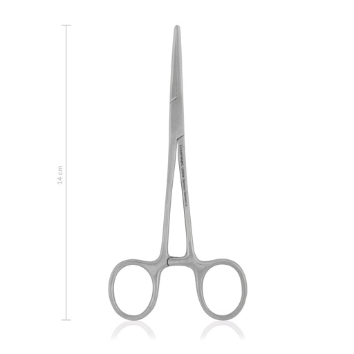[141614] CRILE érleszorító csipesz, egyenes, 14 cm
