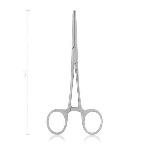 [973914] PEAN érleszorító, hajlított, 14 cm