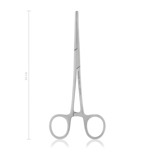 [973916] PEAN érleszorító, hajlított, 16 cm