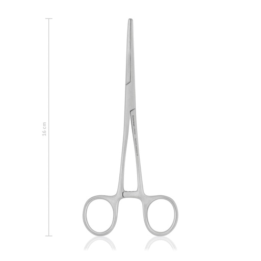 [142316] ROCHESTER-PEAN érleszorító csipesz, hajlított, 16 cm