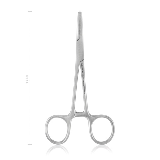 [142535] SPENCER WELLS érleszorító, hajlított, 13 cm