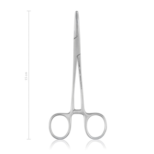 [142537] SPENCER WELLS érleszorító, hajlított, 15 cm