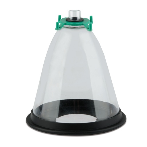 [215406] Anesztéziás maszk, átlátszó plexi, 6-os méret