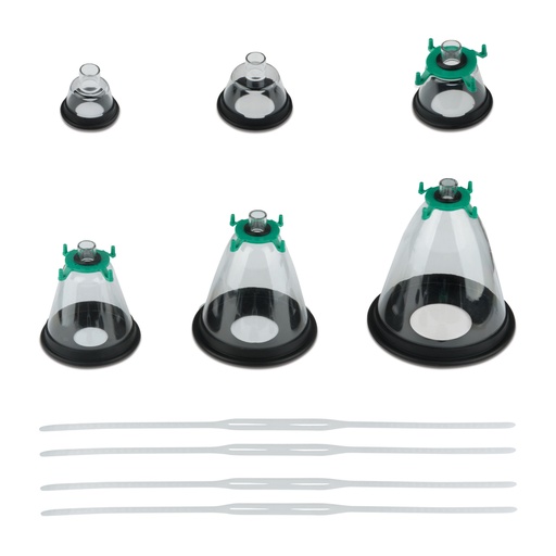 [215400] Kisállat-oxigénmaszk készlet, 1–6-os méretben