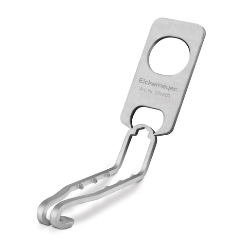 [191400] Atlanto axial implant mini, st.st. size 28.0mm x 7.5mm x 1.0mm 