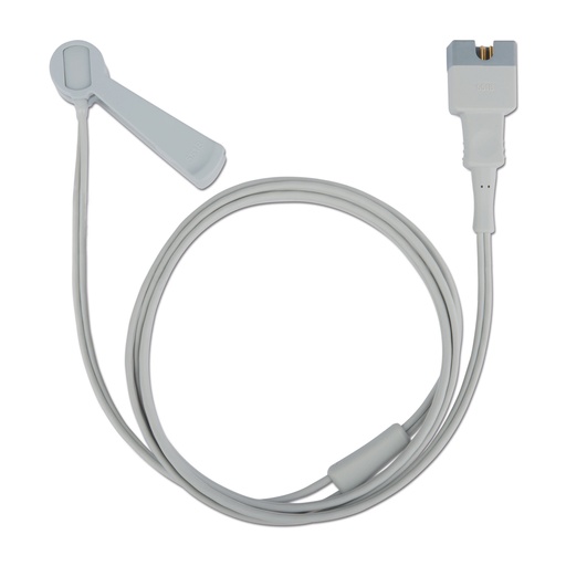 [321651] SpO₂ csíptetős szenzor a következő készülékekhez: 321600, 321650, 321810, 321820, 321900, 321901, 321910. Tartalmaz 2 csipeszt (kicsi és nagy).