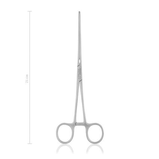 [144721] MAYO–ROBSON bélfogó, hosszanti bordázattal, hajlított, 21 cm
