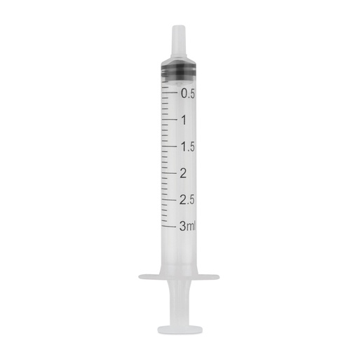 [050358] EICKINJECT EH fecskendő, 3 ml, 3 részes, gumidugattyúval, 100 db/doboz