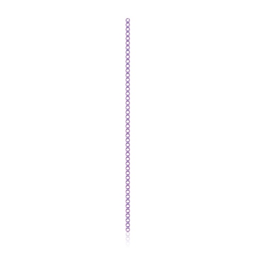 [185518] EickLoxx csontlemez 46 lyukkal, 230 × 5,0 × 2,0 mm, 1.7 / 2.3 rendszerhez, titán, magenta