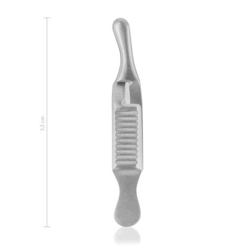 [140503] DIEFFENBACH érleszorító, hajlított, 3,5 cm