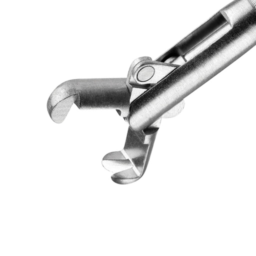 [306435] Endoszkópos „patkányfog” fogó, flexibilis, 1 x 2 fogazatú, Ø 1,8 mm, hossz: 120 cm