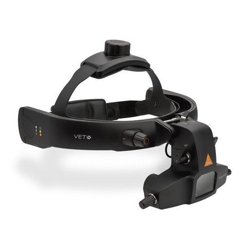 [173497] HEINE OMEGA 600 VET indirekt oftalmoszkóp (akkumulátorral és +2 D okulárral), E4-USB-C hálózati adapter kábellel, 0 D okulár