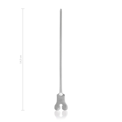 [155014] Barázdált vezetőszonda, 14,5 cm