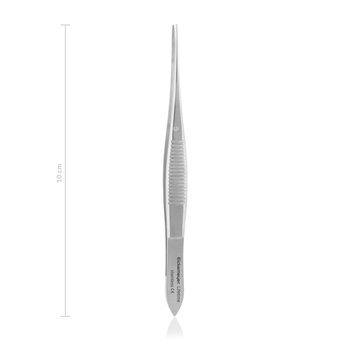 [170610] Gräfe-iriszcsipesz, egyenes, recézett, 10 cm