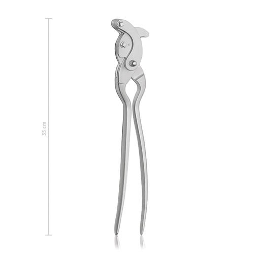[851136] Serra típusú kasztrálófogó, 36 cm, lovak számára
