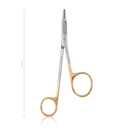 [153016] GILLIES tűfogó, beépített ollóval, 16 cm, TC