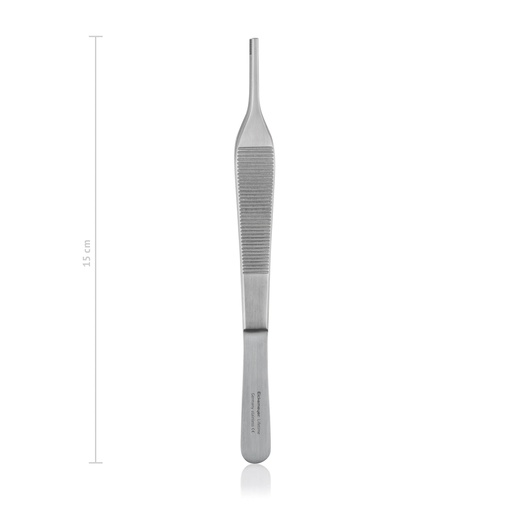 [132915] ADSON-BROWN szövetcsipesz, speciális, oldalsó fogazattal, 15 cm