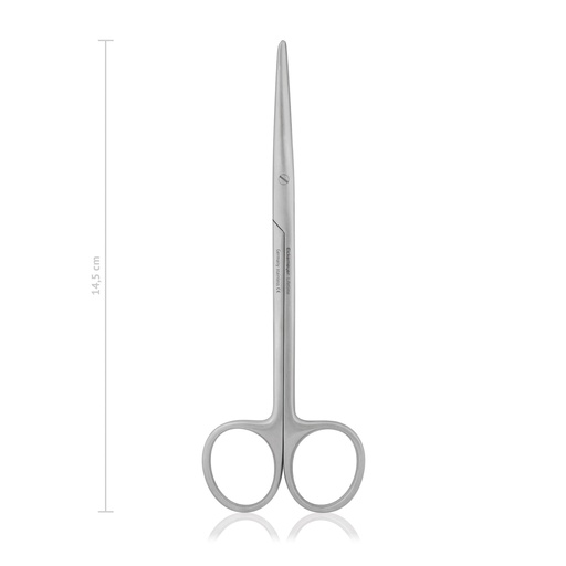 [118514] METZENBAUM-Fino preparáló olló, hajlított, tompa/tompa 14,5 cm