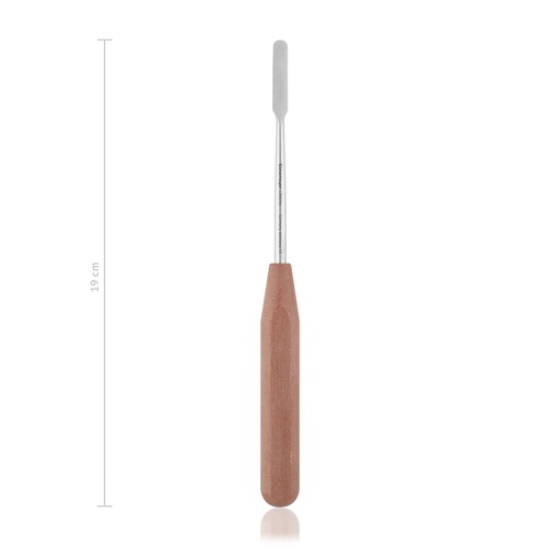 [166118] Csonthártya-kaparó – 18,5 cm, 3 mm, kerek, Ferrozell műfa nyéllel
