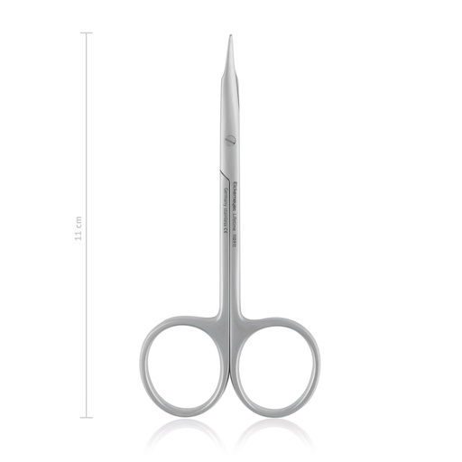 [110911] Stevens olló, finom, 11 cm, hajlított, tompa/tompa