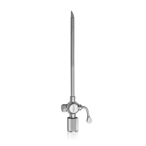 [304532] Beáramló kanül éles obturátorral, Ø 3,2 mm, hossz: 7 cm