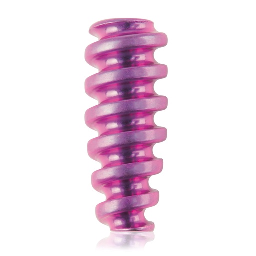 [191541] Zlig interferencia csavar, kanülált 1,1/Ø4,0/10,0 mm, HEX 2,0, magenta