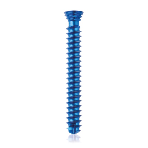 [185462] Titán zárócsavar Ø4,0 × 30 mm, szögstabil, többirányú, kék, Torx 10, önfúró, önmetsző