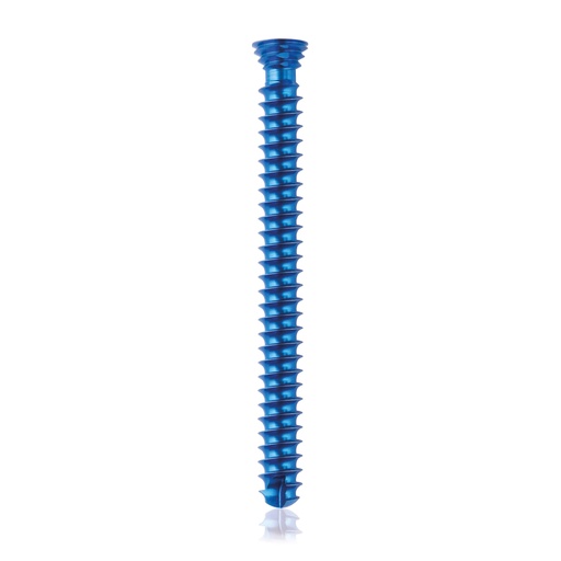 [185467] Titán zárócsavar Ø4,0 × 40 mm, szögstabil, többirányú, kék, Torx 10, önfúró, önmetsző