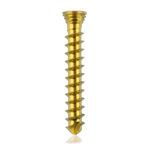 [185532] Titán zárócsavar Ø2,3 × 16 mm, szögstabil, többirányú, kék, Torx 6, önfúró, önmetsző