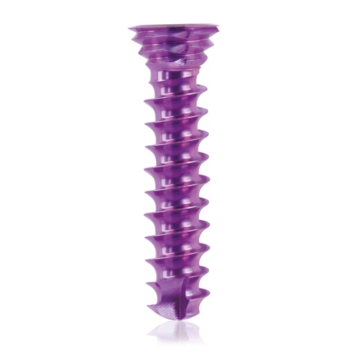 [185573] Titán zárócsavar Ø3,5 × 16 mm, szögstabil, többirányú, magenta, Torx 10, önfúró, önmetsző