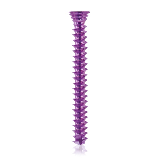 [185580] Titán zárócsavar Ø3,5 × 30 mm, szögstabil, többirányú, magenta, Torx 10, önfúró, önmetsző