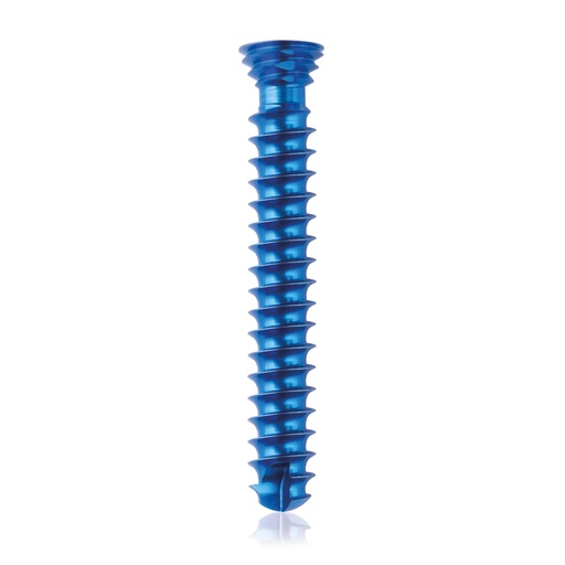 [185460] Titán zárócsavar Ø4,0 × 26 mm, szögstabil, többirányú, kék, Torx 10, önfúró, önmetsző