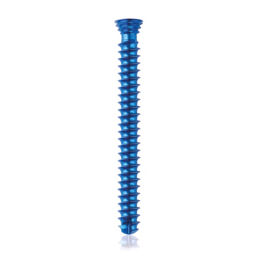 [185465] Titán zárócsavar Ø4,0 × 36 mm, szögstabil, többirányú, kék, Torx 10, önfúró, önmetsző