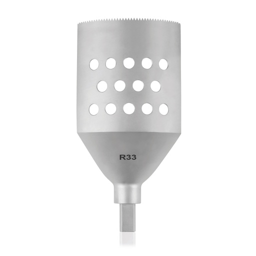 [192859] TPLO fűrészpenge, kanülált, R33/50 mm, háromszög tengellyel