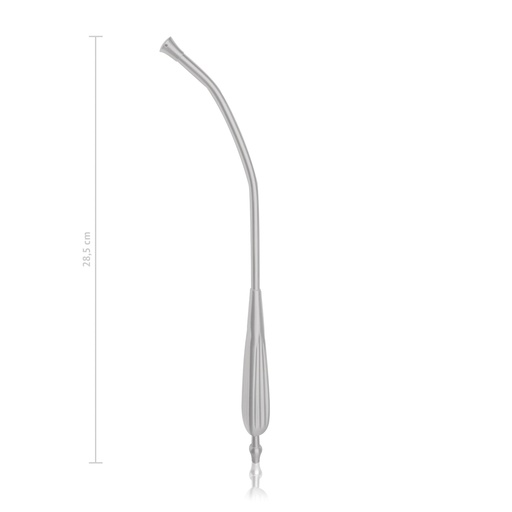 [199221] YANKAUER szívócső, 285 × 2 mm, hajlított