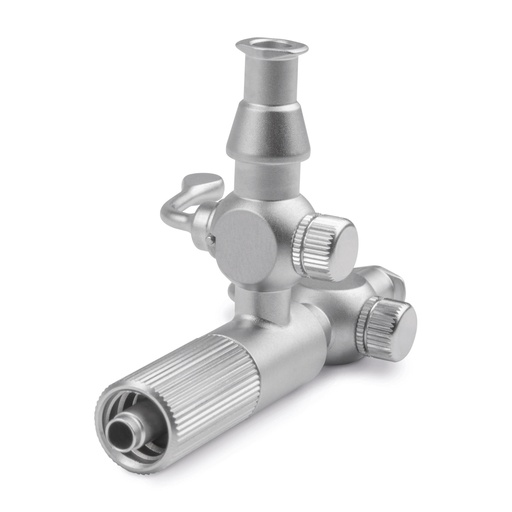 [30601001] Kettős csatlakozó a munkacsatornához – vízhez / levegőhöz / műszerekhez