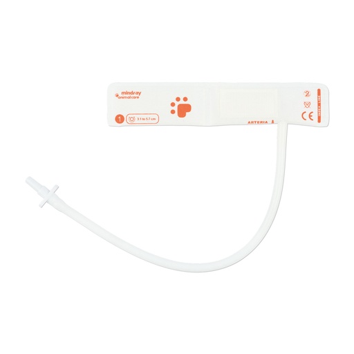 [E32181010] Vérnyomásmérő mandzsetta, 3,1–5,7 cm, kompatibilis a LifeVet 8M/8C/12M, LifeVet M, VetVisor Easy és Capnovet Deluxe készülékekkel