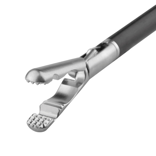 [30495016] Univerzális fogócsipesz, forgatható, unipoláris koagulációhoz való csatlakozással, Ø 5 mm, hossz: 36 cm, műanyag markolattal, retesszel